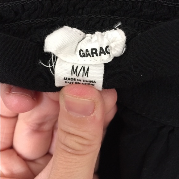 💥 Black Garage Flowy Mini Skirt - Picture 3 of 4